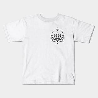 Lotus Semicolon - Mental Health Warrior Kids T-Shirt